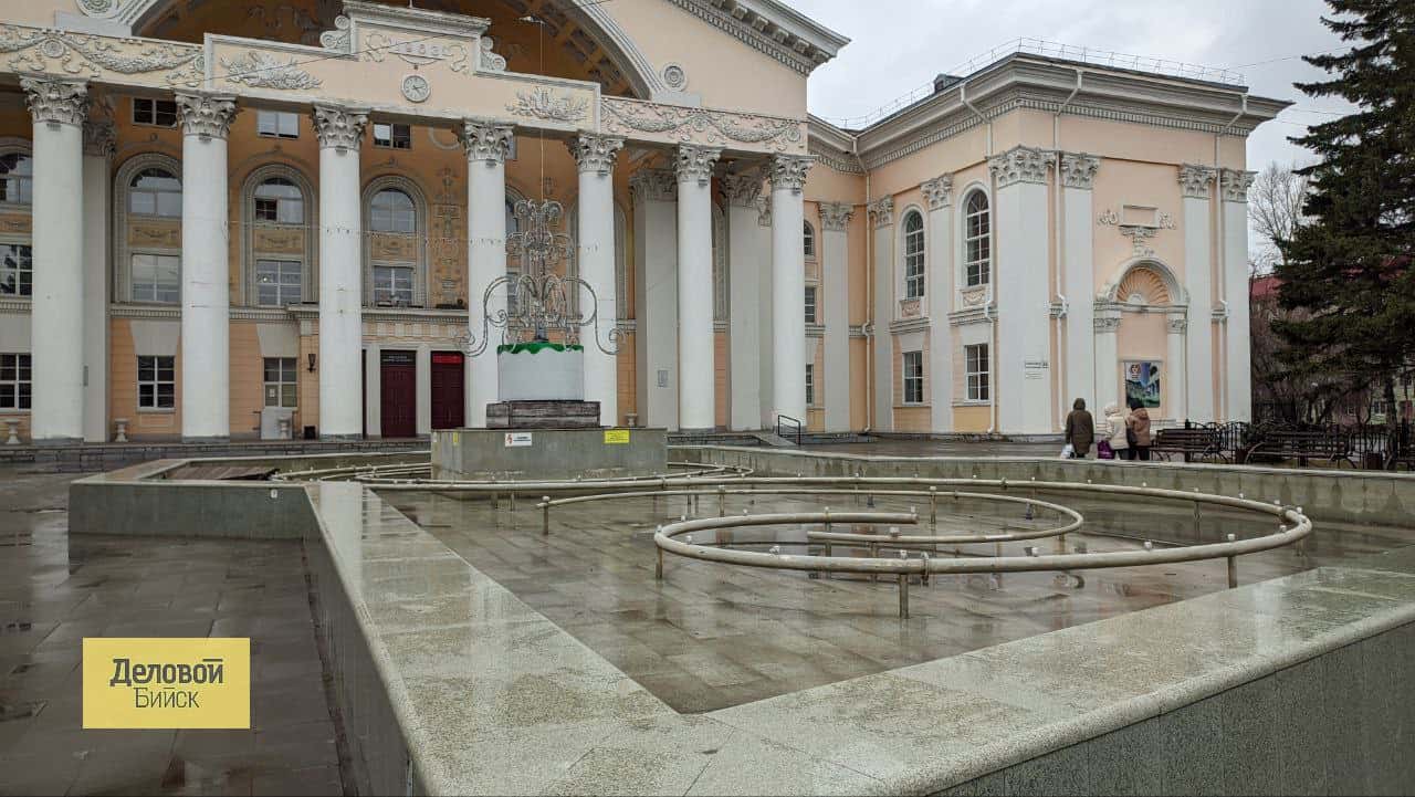 В Бийске планируют запустить фонтаны к 1 мая