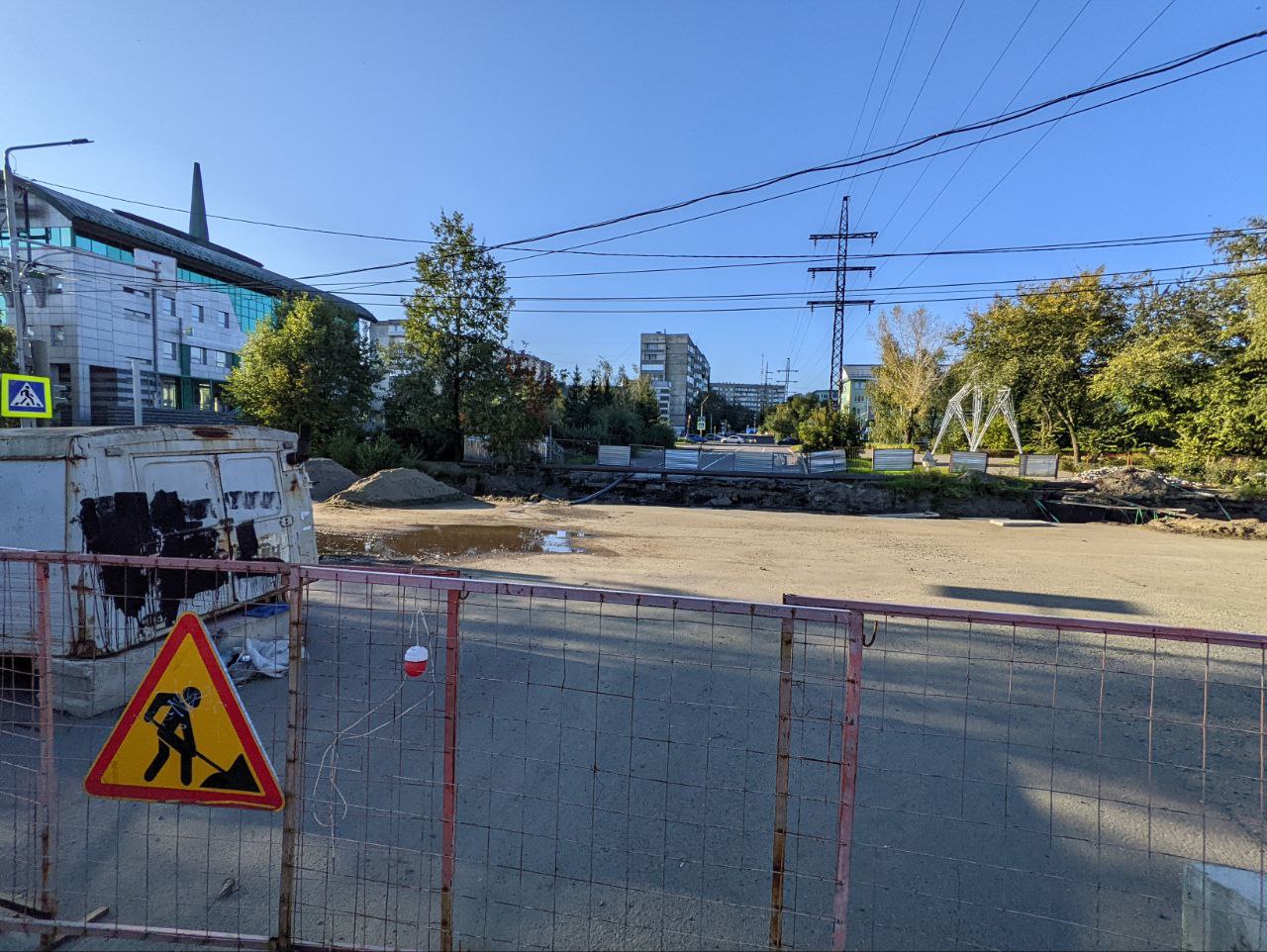 Улицу Красноармейскую откроют для проезда автомобилей до конца октября