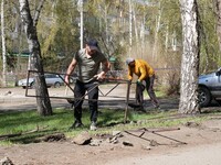 На бульваре 50-летия ВЛКСМ закипела работа