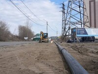 В Бийске продолжают избавляться от «водохранилищ» на дорогах