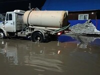 Работы по откачке воды проводятся в круглосуточном режиме