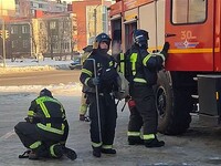 Сегодня на территории ТРК “Ривьера” прошли пожарно-тактические учения